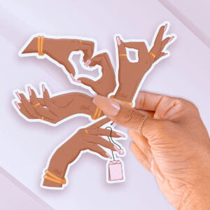 Pink Nails Collection | Nails by Tam Stickers
