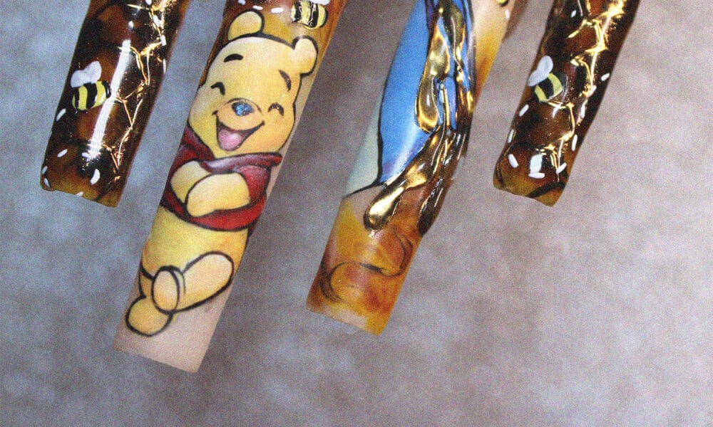The BEEZ-NEEZ Nails | Fall-Inspired Nail Art by Nails by Tam